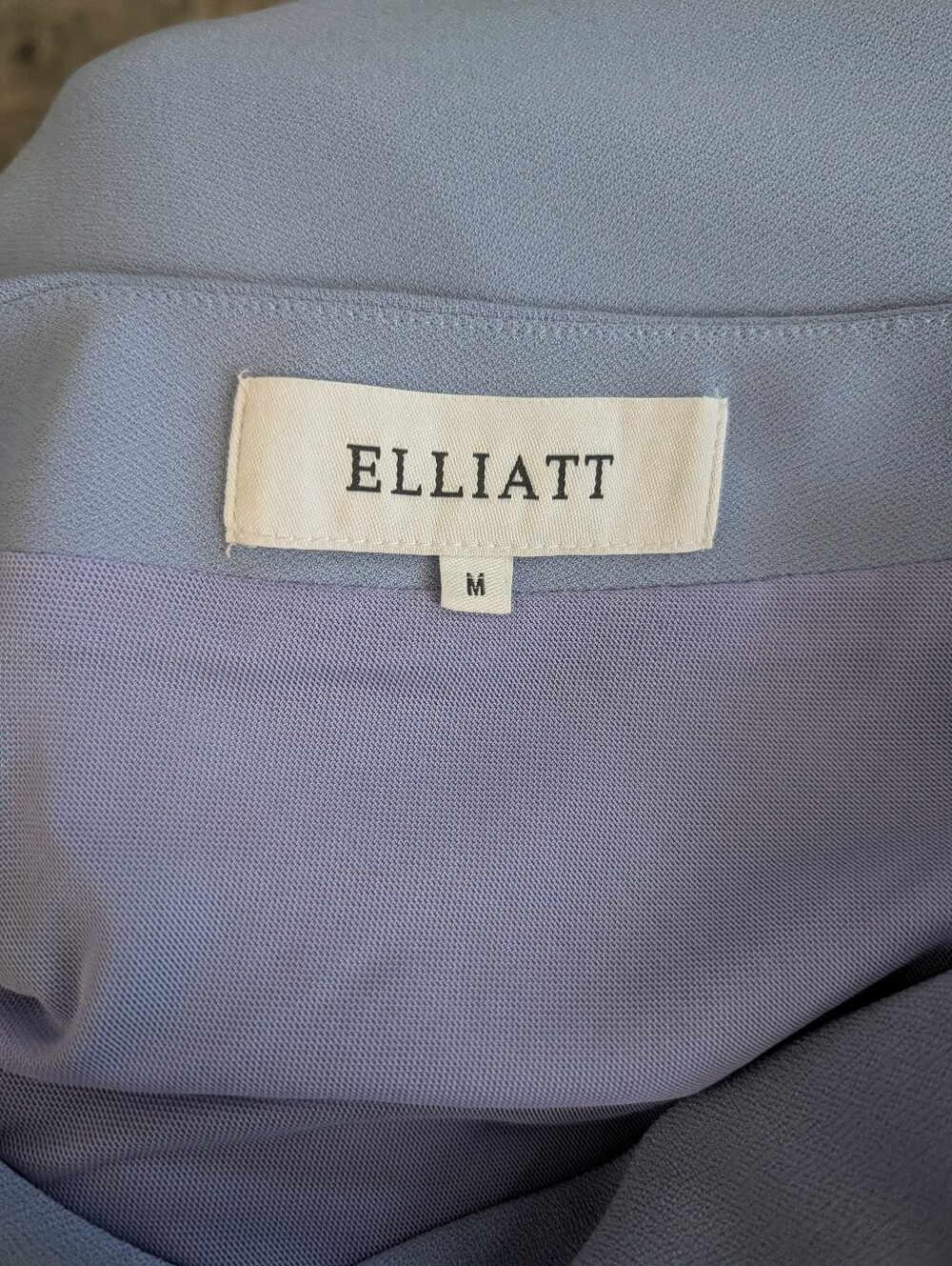 Elliat One-Shoulder Lavender Draped Dress - Picture 2 of 5